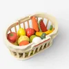 Image de oxybul | Panier de 13 Fruits et légumes en Bois 3-8 Ans