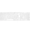 Image de Novodio Touch Keyboard USB-A Argent - Clavier AZERTY Mac