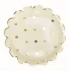 Image de Assiette carton SCRAPCOOKING x8 gold 23cm