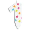 Image de Scrapcooking 0381 Numéro 1 Bougie Paraffine Multicolore 15,5 x 8 x 1 cm