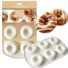 Image de ScrapCooking - Moule à Donuts Antiadhésif - 6 Formes pour Donuts Beignets & Babas - Moule en Métal - Apte Four & Congélateur - Pâtisserie Gâteau - Beige - 1298