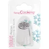 Image de Scrapcooking 1794 Douille Flocon en INOX Ø2,4 x Ø3,5 x H3,8, Gris