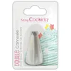 Image de Scrapcooking 1803 Douille Cannelée Inox Argent 14 x 10,8 x 3,2 cm