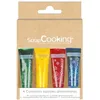 Image de ScrapCooking - 4 Colorants Alimentaires Liquides - Rouge, Vert, Jaune, Bleu pour Gâteaux, Pâtisseries - Colorants Comestibles - 4010