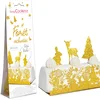 Image de SCRAP COOKING - Déco Bûche Forêt enchantée - Kit Décoration Noël pour Gâteau, Pâtisserie, Dessert, Anniversaire - Cake Design - 4915