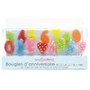 Image de Lot de bougies chiffres - SCRAPCOOKING - 15 bougies - Chiffres 0 à 9 + coeurs + lettres ANS