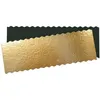 Image de Lot de 5 supports - SCRAPCOOKING - Pour cakes & bûches - 30x10cm - Or/noir
