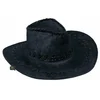 Image de Party Pro 86010002 Chapeau Marron Buffalo Luxe Cap, Noir