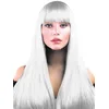 Image de Party Pro- Perruque, Unisexe Adulte, 86284, Blanc, Taille Unique