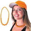 Image de Party Pro 333150 Collier de Perles, Orange, Taille Unique
