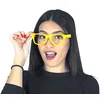 Image de Party Pro 3331993, Lunettes néon Jaunes sans Verre