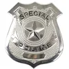 Image de Party Pro 90879, Badge Police en métal argenté (Broche)
