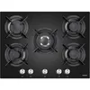 Image de TELEFUNKEN Plaque gaz TGV5C, 70 cm, 5 foyers, verre noir