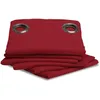 Image de Moondream LumenControl  Rideau Occultant | Protection Lumière+Soleil | Fabrication UE | Oeillets | Rouge MC310 | 140L x 260H cm