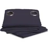 Image de Moondream LumenControl  Rideau Occultant | Protection Lumière+Soleil | Fabrication UE | Oeillets | Bleu MC412 | 140L x 260H cm