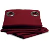 Image de Moondream LumenControl  Rideau Occultant | Protection Lumière+Soleil | Fabrication UE | Oeillets | Rouge MC330 | 140L x 180H cm