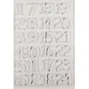 Image de Chiffres en Feutrine Calendrier de l'Avent Blanc 3