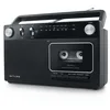 Image de Muse M-152 RC Rétro Enregistreur cassette avec fonction enregistrement, fonctionnement sur batterie possible (tuner FM et MW, entrée AUX, antenne télescopique), noir