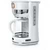 Image de MUSE Machine à café MS-220 W | avec carafe en verre, affichage analogique pour maintien au chaud, capacité de 10 tasses, blanc mat