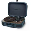 Image de Muse MT-201 OB Plateau stéréo 3 Vitesses 33/45/78 TR/Min Récepteur Bluetooth Port USB pour Lecture et décodage Lecteur de Cartes SD Entrée auxiliaire Mini-Jack Bleu/Bois