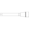 Image de Douille embout héxagonal 13mm L.140mm 1/2'' CrV - SA 0417 - CLAS Equipements