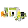 Image de Coffret Aroma Bien-être comprenant : 1 Diffuseur galet poreux - 1 Mélange Relaxant 10ml - 1 Savonnette Verveine BIO 100 g - 1 Gel douche Verveine BIO 100 ml