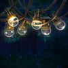 Image de SKYLANTERN Guirlande Guinguette 10M Transparents IP65 - Guirlande Electrique Exterieur 10 Bulbes Dimmables - Guirlande Guinguette Exterieur Decoration Romantique, Chic, Déco pour Jardin et Terrasse
