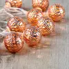 Image de SKYLANTERN Guirlande Lumineuse Boules Marocaines Cuivre