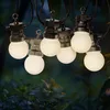Image de SKYLANTERN Guirlande Guinguette 10M Blanc- Guirlande Electrique Exterieur 10 Bulbes Blancs - Guirlande Guinguette Exterieur Decoration Romantique, Chic, Déco pour Jardin et Patio