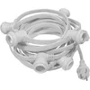 Image de SKYLANTERN Guirlande Guinguette IP65 10m Blanche Raccordable - Guirlande Lumineuse pour ampoule E27 10 Bulbes - Guirlande Guinguette Extérieure pour Terrasse Jardin Bar
