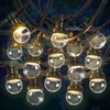 Image de SKYLANTERN Guirlande Guinguette 100M Transparent IP65 - Guirlande Electrique Exterieur 100 Bulbes Dimmables - Guirlande Guinguette Exterieur Boheme Déco pour Domaines et Chateaux
