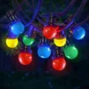 Image de SKYLANTERN Guirlande Guinguette 50M Multicolore IP65 - Guirlande Electrique Exterieur 50 Bulbes Rouge Bleu Jaune Vert - Guirlande Guinguette Exterieur Boheme Déco pour Domaines et Parcs