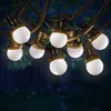 Image de SKYLANTERN Guirlande Guinguette 30M Blanc IP65 - Guirlande Electrique Exterieur 30 Bulbes - Guirlande Guinguette Exterieur Boheme Déco pour Domaines et Parcs
