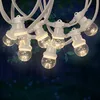 Image de SKYLANTERN Guirlande Guinguette 30M Cable Blanc IP65 - Guirlande Electrique Exterieur 30 Bulbes Transparents Dimmables - Guirlande Guinguette Exterieur Boheme Déco pour Domaines et Parcs