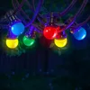 Image de SKYLANTERN Guirlande Guinguette 5M Multicolore IP65 - Guirlande Lumineuse Extérieur 10 Multicolore Blanc - Guirlande Exterieure Etanche pour Décoration de Jardin, Maison et Façade