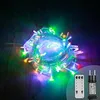 Image de Guirlande Lumineuse 12M Intérieur et Extérieur 100 LEDs Multicolore - Guirlande Lumineuse Sapin Cable Transparent avec 8 Modes et Télécommande dont Minuteur pour Noel Decoration et Deco Mariage