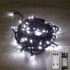 Image de SKYLANTERN Guirlande Lumineuse 12M Intérieur et Extérieur 100 LEDs Blanc Froid - Guirlande Lumineuse Sapin Cable Noir avec 8 Modes et Télécommande Dont Minuteur pour Noel Decoration et Deco Mariage.