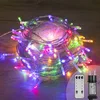 Image de Guirlande Lumineuse 22M Intérieur et Extérieur 200 LEDs Multicolores - Guirlande Lumineuse Sapin Cable Transparent avec 8 Modes et Télécommande dont Minuteur pour Noel Decoration et Deco Mariage