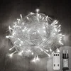 Image de Guirlande Lumineuse 56M Intérieur et Extérieur 500 LEDs Blanc Froids - Guirlande Lumineuse Sapin Cable Transparent avec 8 Modes et Télécommande dont Minuteur pour Noel Decoration et Deco Mariage