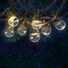 Image de SKYLANTERN Guirlande Guinguette 20M Transparente IP65 - Guirlande Lumineuse Extérieur 60 Bulbes Dimmables - Guirlande Exterieure Etanche pour Décoration de Jardin, Maison et Façade