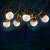 Image de SKYLANTERN Guirlande Guinguette 10M Blanc IP65 - Guirlande Lumineuse Extérieur 30 Bulbes - Guirlande Exterieure Etanche pour Décoration de Jardin, Maison et Façade