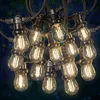 Image de SKYLANTERN Guirlande Guinguette 100M 100 Bulbes Filament Blanc Chaud - Guirlande Lumineuse Ampoule E27 Transparente à Intensité Variable - Guirlande Guinguette Led bulbes filament