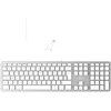 Image de Mobility Lab USB Clavier français AZERTY filaire pour Mac   blanc et argenté