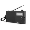 Image de Radio-réveil EVOOM EGY Noir - FM et radio DAB+ - Batterie Piles/USB - 2 alarmes