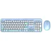 Image de Ensemble clavier souris - MOBILITY LAB - Pure color - Sans fil - Pavé numérique intégré - Bleu