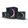 Image de Nova Gaming   GS305 SERPENTIS   Enceinte 2.1 Gaming RGB   Caisson de Basse, Animation RGB, Ports Jack 3.5mm, USB et Micro-SD