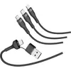 Image de Câble trio MOBILITY LAB 3 en 2 Lightning micro USB  USBC 1m tres