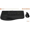 Image de Ensemble clavier + souris - MOBILITY LAB - ERGO C30W - Full size - USB 24 GHz + Bluetooth x2 - AZERTY Ergonomique