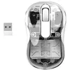 Image de Souris - 2x Bluetooth + récepteur USB 2 4 GHz - MOBILITY LAB - PHANTOM - Blanc et transparent