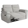 Image de LOUNGITUDE Canapé de Relaxation Manuel Ross 2 Places en Tissu texturé 3D
